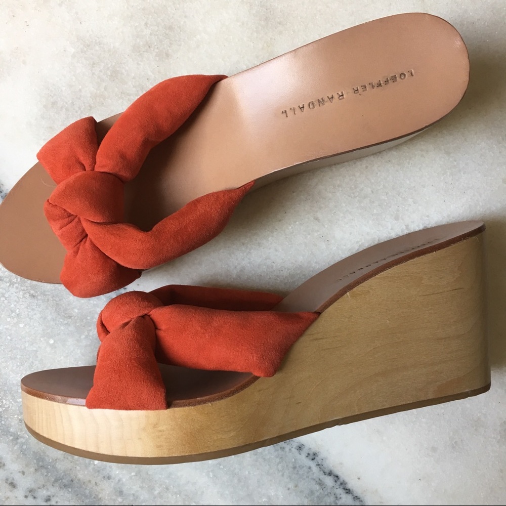 Loeffler Randall Taylor Wedge Mules